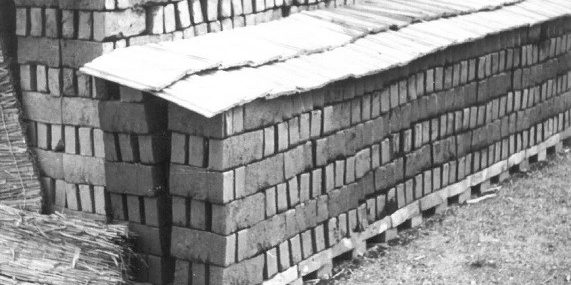 Téglaszárítás a kőszegi téglagyárban