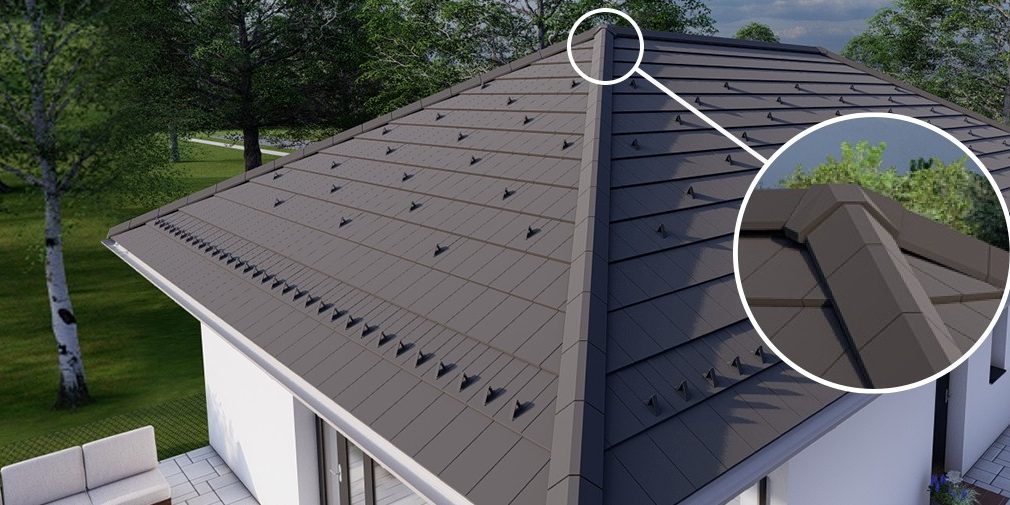 Tondach Planotok 9 FusionProtect fehér cserép