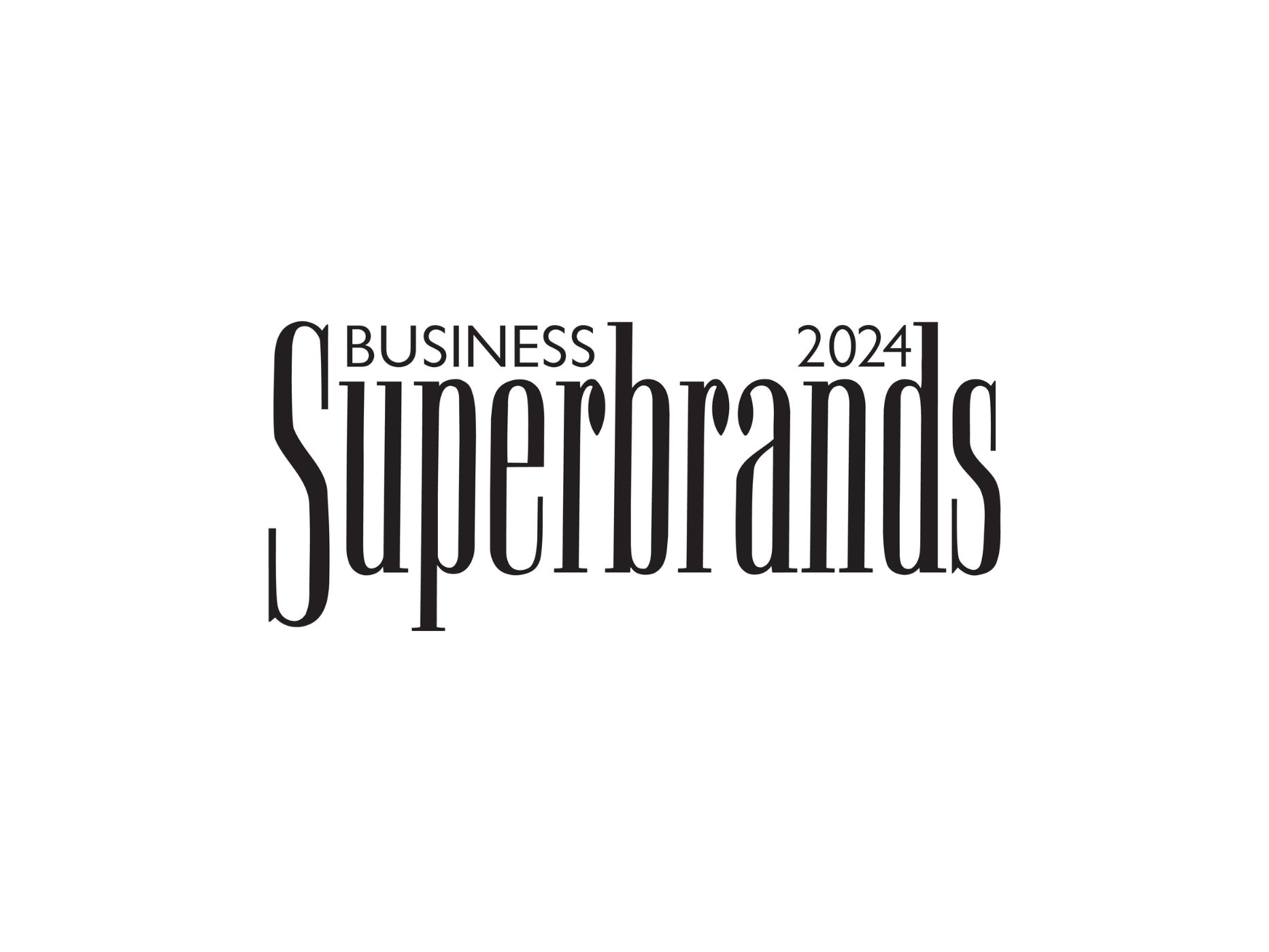 Business Superbrands Logo 2024 fekete HU