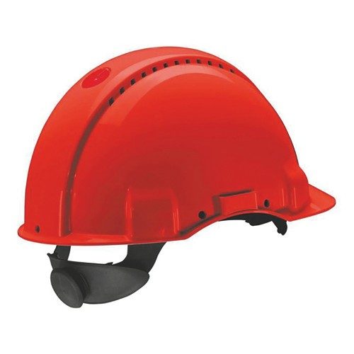 Piros védősisak