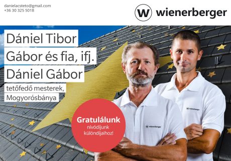 Dániel Gábor és ifj. Dániel Gábor tetőmesterek 2025 HU
