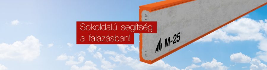 Porotherm M-25 áthidaló