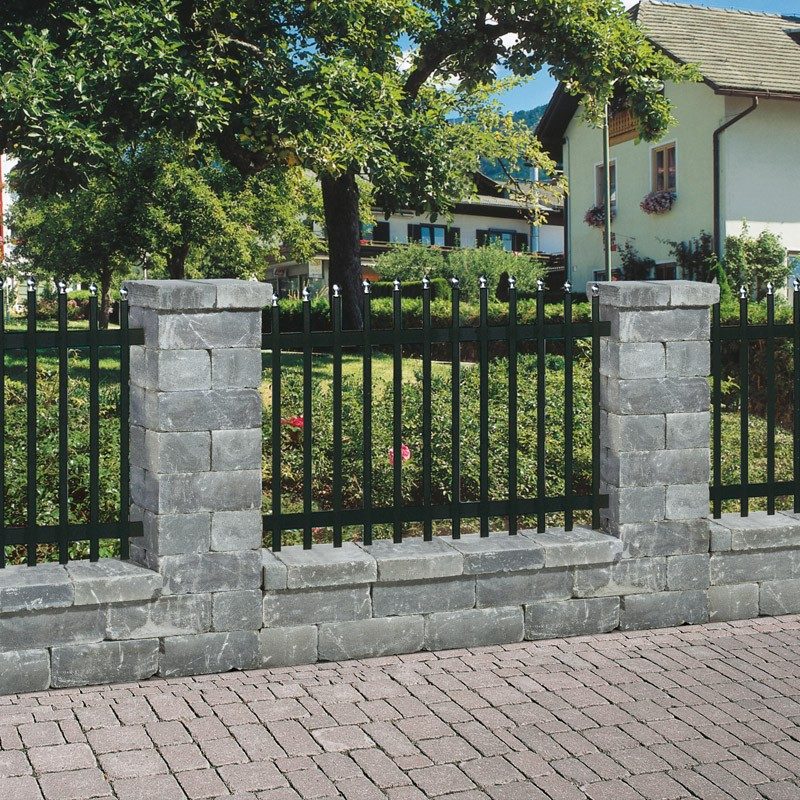 Castello kerítésrendszer szürke-fekete HU