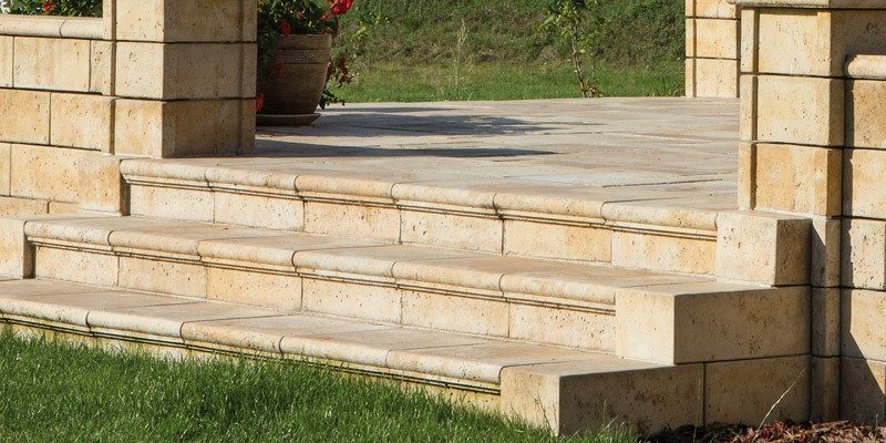 Bradstone Travero lépcsőelem homokkő