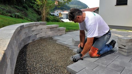 6. lépés a térkövezéshez