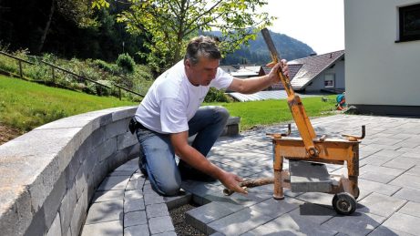 7. lépés a térkövezéshez