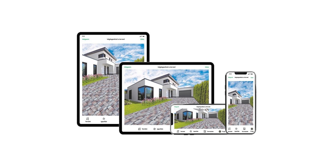 GardenVisions alkalmazás tabletre, okostelefonra