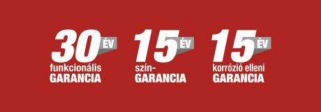 Funkcionális garancia, Színgarancia, Korrózió elleni garancia