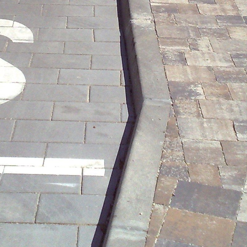 Térburkoló útszegély szürke HU