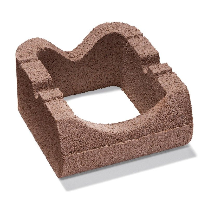 Flori támfalelem vörösbarna HU