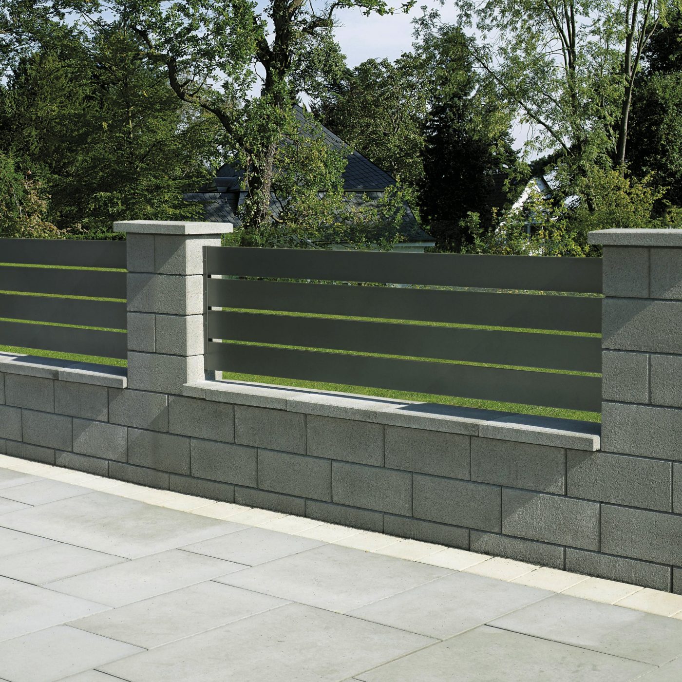 Rivago kerítésrendszer középszürke referencia HU