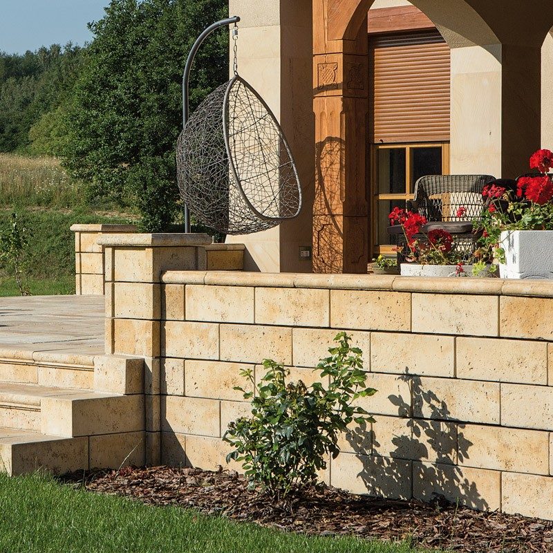 Bradstone Travero kerítésrendszer homokkő