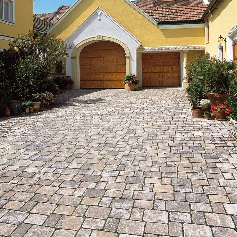 Appia antica Kombi antikolt lávaszürke melírozott térkő HU