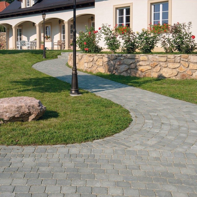 Castello antico Kombi szürke-fekete térkő HU