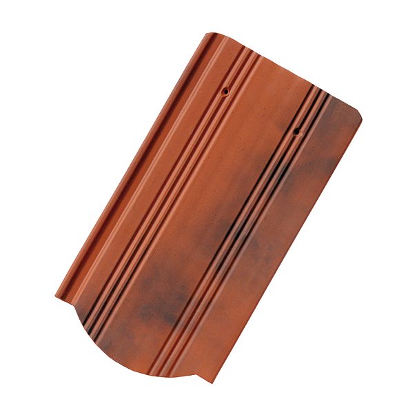 Kékes ívesvágású antik (antique) rooftile