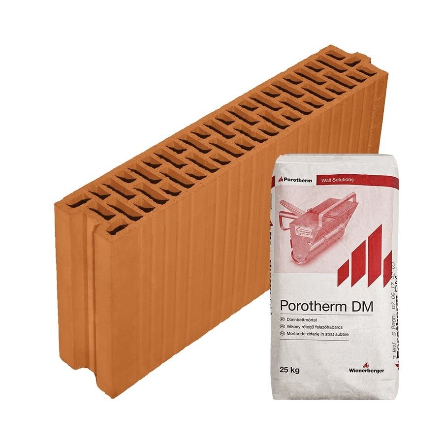 Porotherm 10 N+F Profi tégla 10 cm-es belső válaszfalhoz