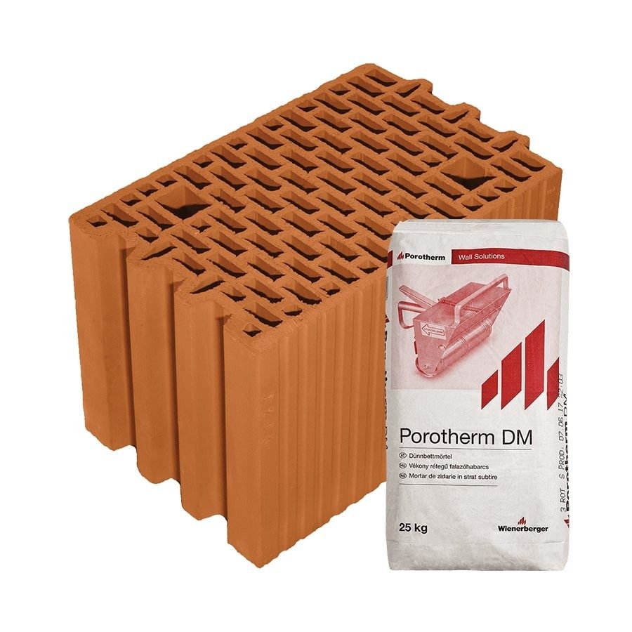 Porotherm 25 N+F Profi tégla belső teherhordó falhoz